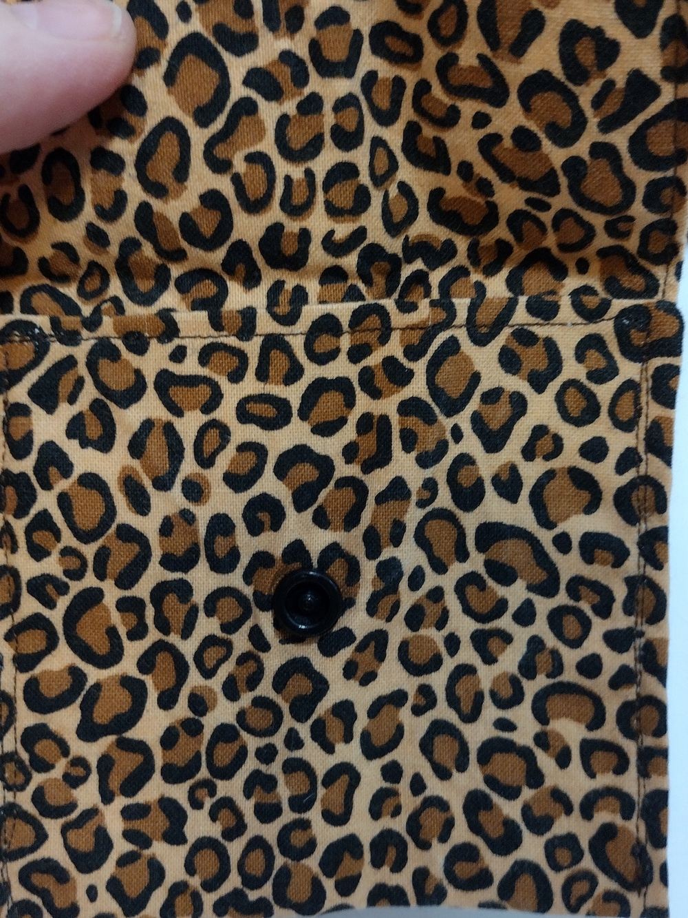 Handmade Leopard Print Fabric Pouch Set – 4 Pieces, Snap Closures - Picture 9 of 15